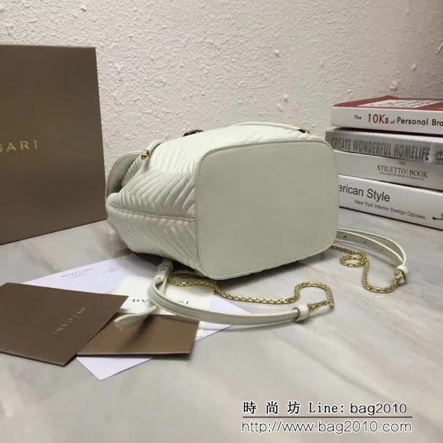 BVLGARI寶格麗 專櫃新款 迷你背包 可拆卸雙肩背帶 可手提斜挎 288537 FYD1411
